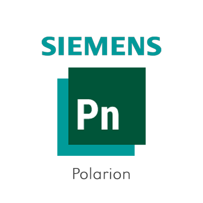 Siemens Polarion logo for application lifecycle management software